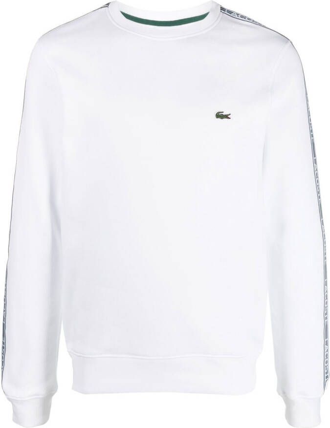 Lacoste Sweater met logopatch Wit