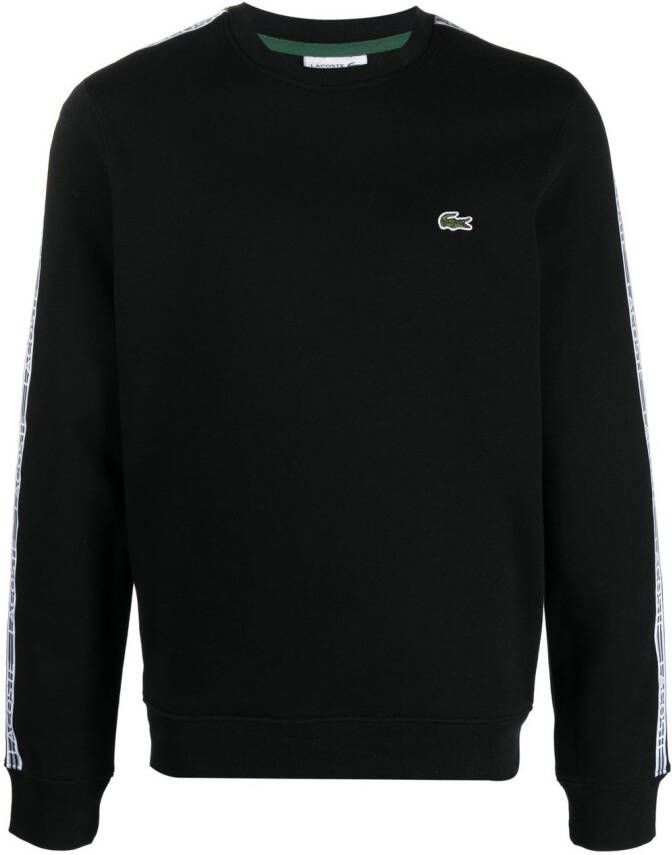 Lacoste Sweater met ronde hals Zwart