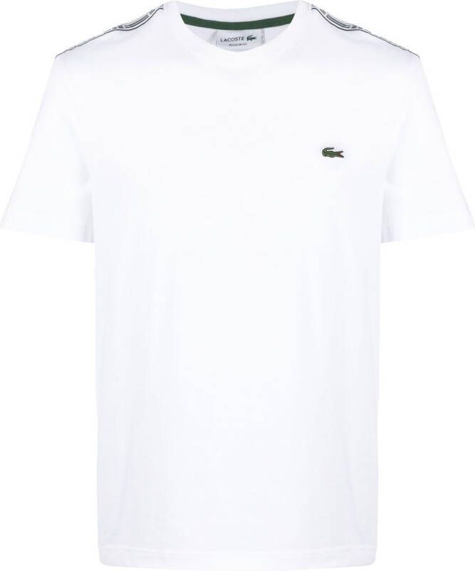 Lacoste T-shirt met logoband Wit