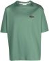 Lacoste T-shirt met logopatch Groen - Thumbnail 1