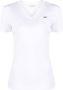 Lacoste T-shirt met logopatch Wit - Thumbnail 1
