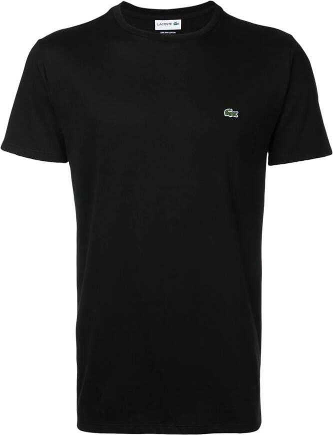 Lacoste T-shirt met ronde hals Zwart