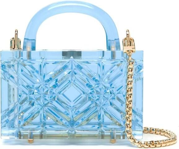 L AFSHAR Adele kleine tas Blauw