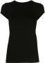 L'Agence T-shirt met ronde hals Zwart - Thumbnail 1