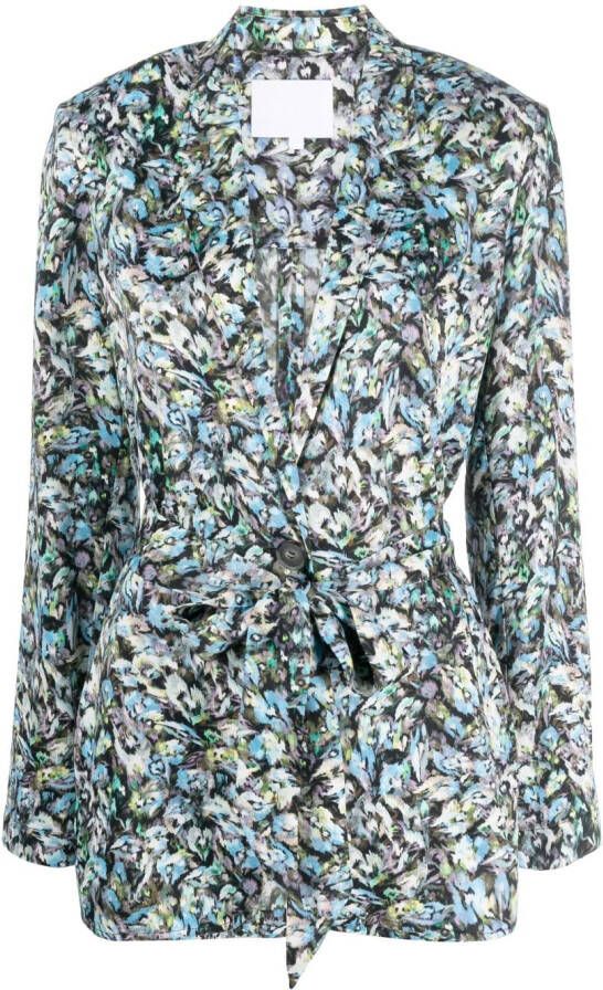 Lala Berlin Blazer met print Blauw