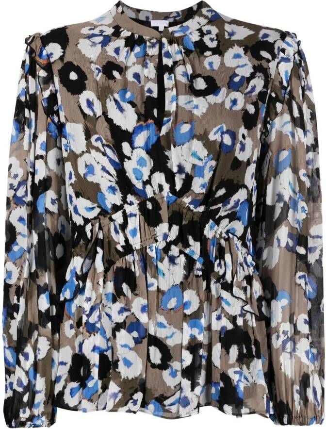 Lala Berlin Blouse met print Bruin