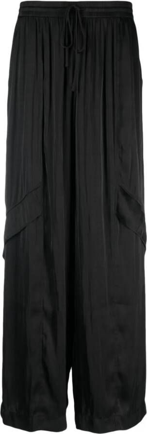 Lala Berlin Broek met wijde pijpen Zwart