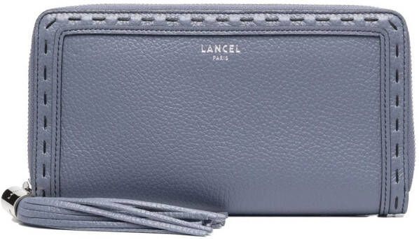 Lancel Leren portemonnee Blauw