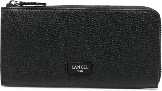 Lancel Leren portemonnee Zwart