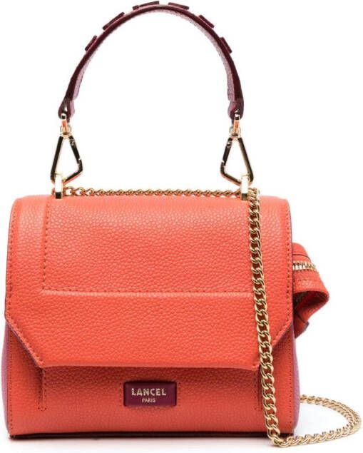 Lancel Leren tas Oranje