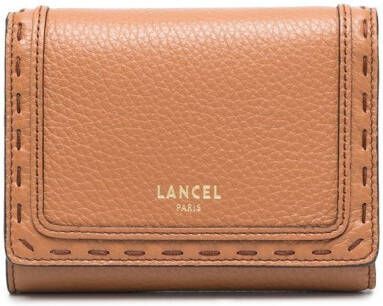 Lancel Compacte portemonnee Bruin