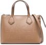Lancel Shopper met logo-reliëf Bruin - Thumbnail 1