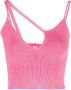 Laneus Asymmetrische top Roze - Thumbnail 1