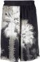 Laneus Shorts met print Zwart - Thumbnail 1