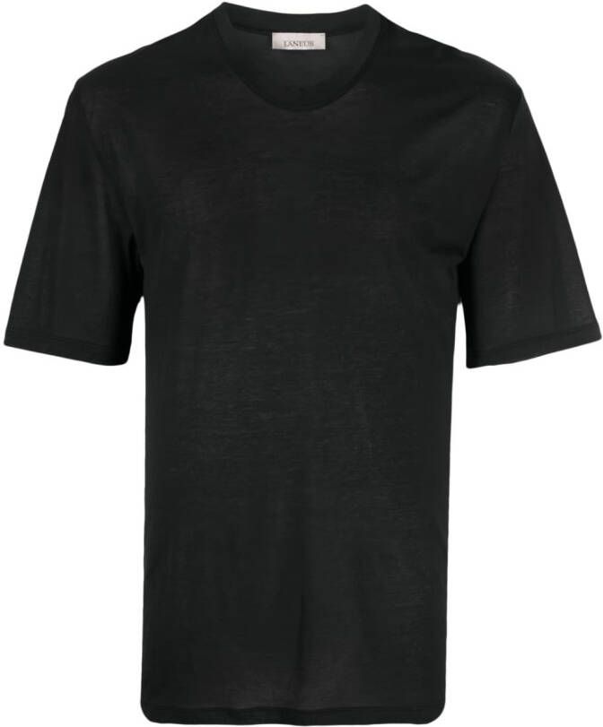 Laneus Katoenen T-shirt Zwart