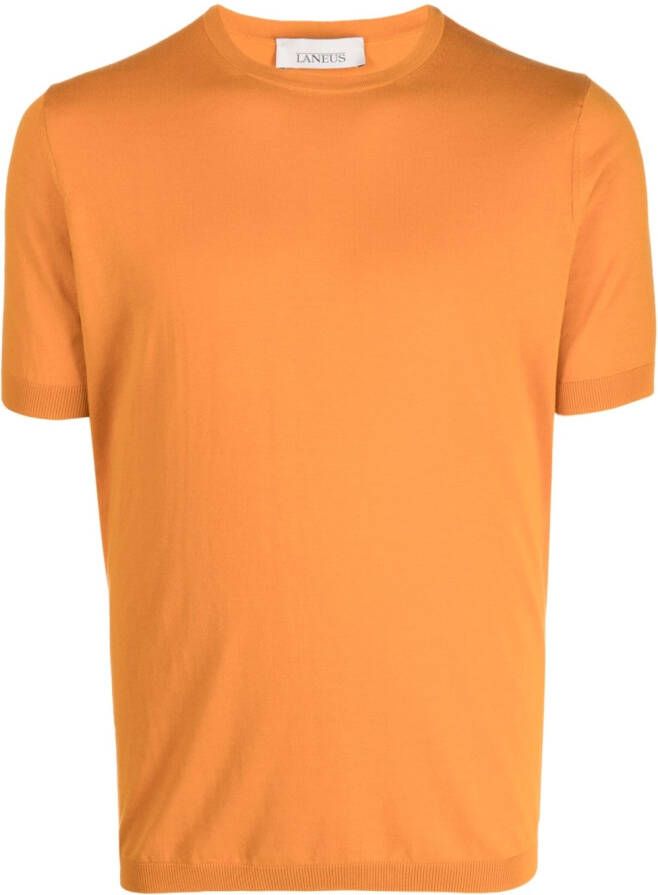 Laneus Gebreid T-shirt Oranje