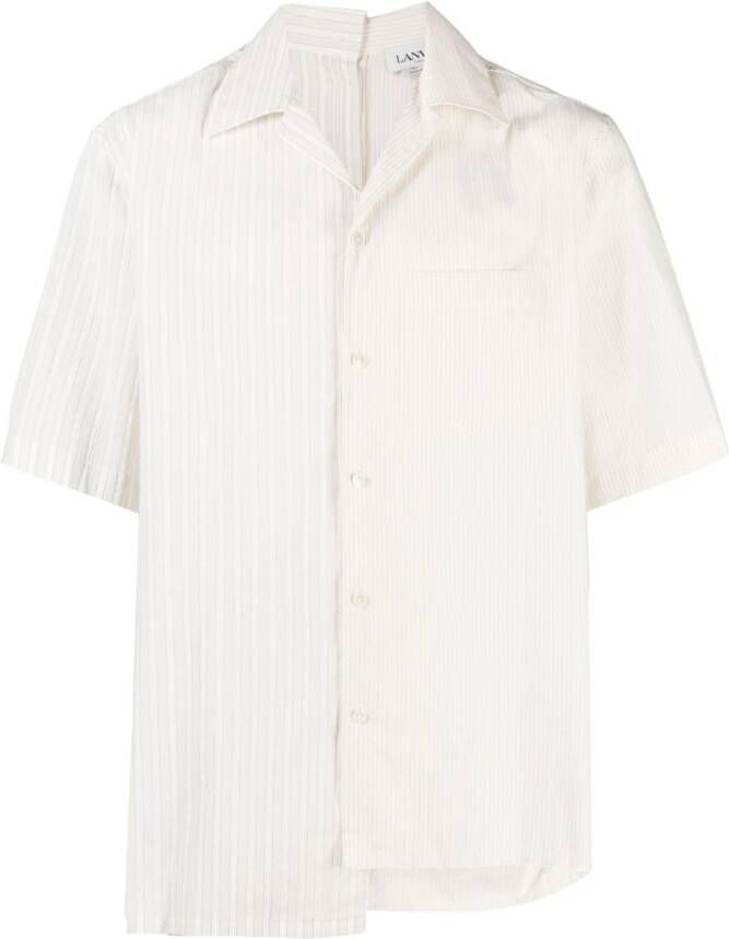 Lanvin Asymmetrisch overhemd Wit