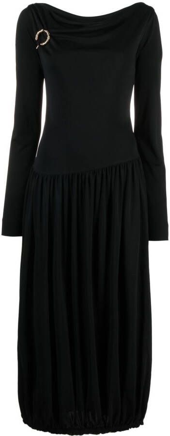 Lanvin Asymmetrische jurk Zwart