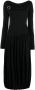 Lanvin Asymmetrische jurk Zwart - Thumbnail 1