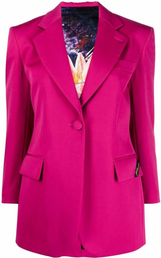 Lanvin Blazer met cropped mouwen Roze