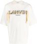 Lanvin T-shirt met borduurwerk Beige - Thumbnail 1