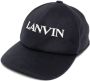 Lanvin Pet met geborduurd logo Blauw - Thumbnail 1