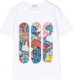 Lanvin Enfant T-shirt met grafische print Wit - Thumbnail 1