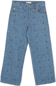 Lanvin Enfant Straight jeans Blauw
