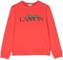 Lanvin Enfant Sweater met logoprint Rood - Thumbnail 1