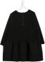Lanvin Enfant Midi-jurk met textuur Zwart - Thumbnail 1