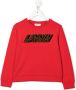 Lanvin Enfant Sweater met geborduurd logo Rood - Thumbnail 1