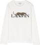 Lanvin Enfant Sweater met logoprint Wit - Thumbnail 1