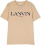 Lanvin Enfant T-shirt met logoprint Beige - Thumbnail 1
