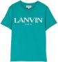 Lanvin Enfant T-shirt met logoprint Groen - Thumbnail 1