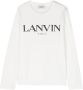 Lanvin Enfant T-shirt met logoprint Wit - Thumbnail 1