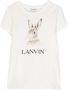 Lanvin Enfant T-shirt met print Wit - Thumbnail 1