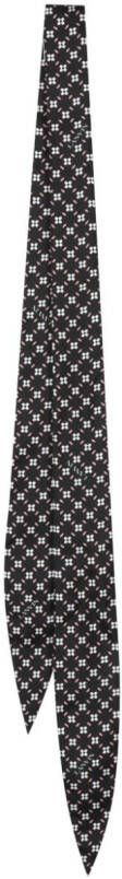 Lanvin Sjaal met bloemenprint Zwart