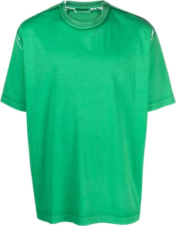 Lanvin Geverfd overhemd Groen