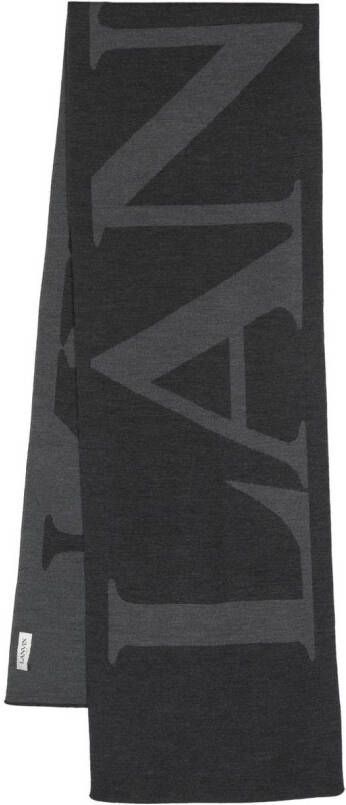 Lanvin Intarsia sjaal Grijs