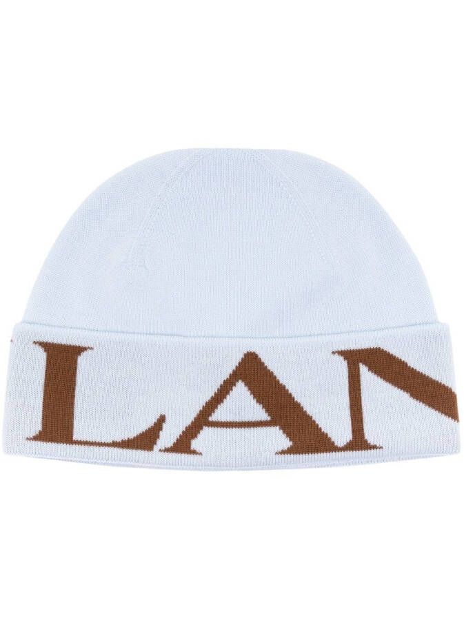 Lanvin Intarsia muts Blauw