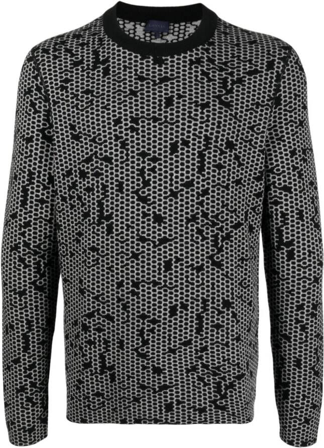 Lanvin Intarsia trui Zwart