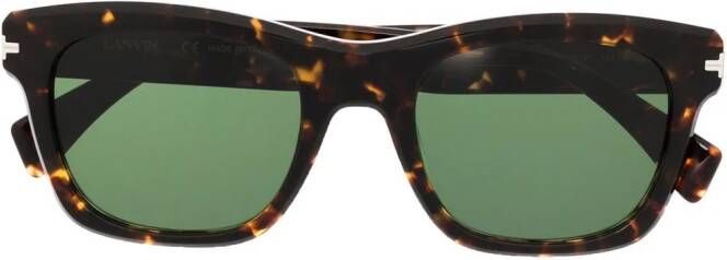 Lanvin LNV620S zonnebril met vierkant montuur Bruin