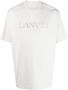 Lanvin T-shirt met logopatch Grijs - Thumbnail 1