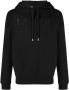 Lanvin Hoodie met geborduurd logo Zwart - Thumbnail 1