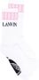 Lanvin Sokken met logoprint Wit - Thumbnail 1