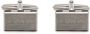 Lanvin Manchetknopen met gegraveerd logo Zilver - Thumbnail 1