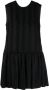 Lanvin Mini-jurk met franje Zwart - Thumbnail 1