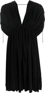 Lanvin Mini-jurk met V-hals Zwart