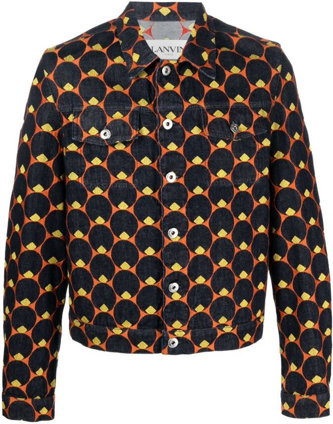 Lanvin Jack met knopen Blauw