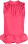 Lanvin Mouwloze blouse Roze - Thumbnail 1